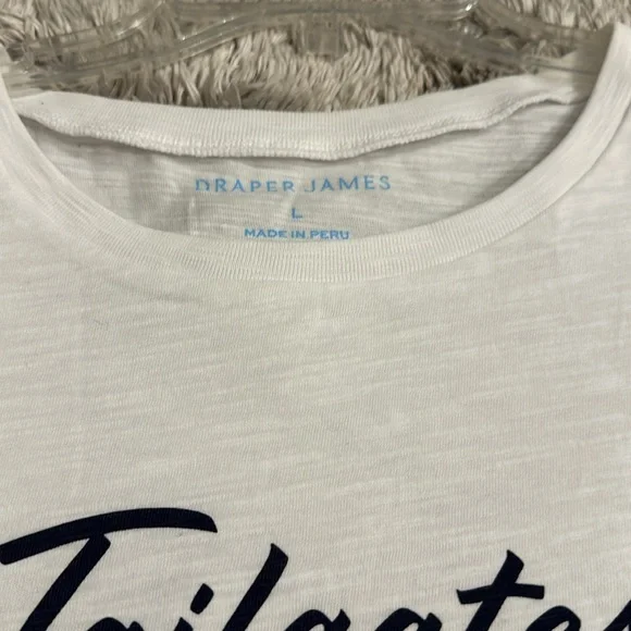 Draper James white football fan T Shirt - Picture 3 of 4